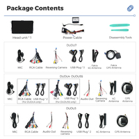 Écran tactile Android 9 pouces Mekede DUDUAUTO avec Carplay, Wifi, 4G, GPS, Bluetooth, compatible Dudu7, 2K, ADAS, DVR pour VW avec boutons tactiles