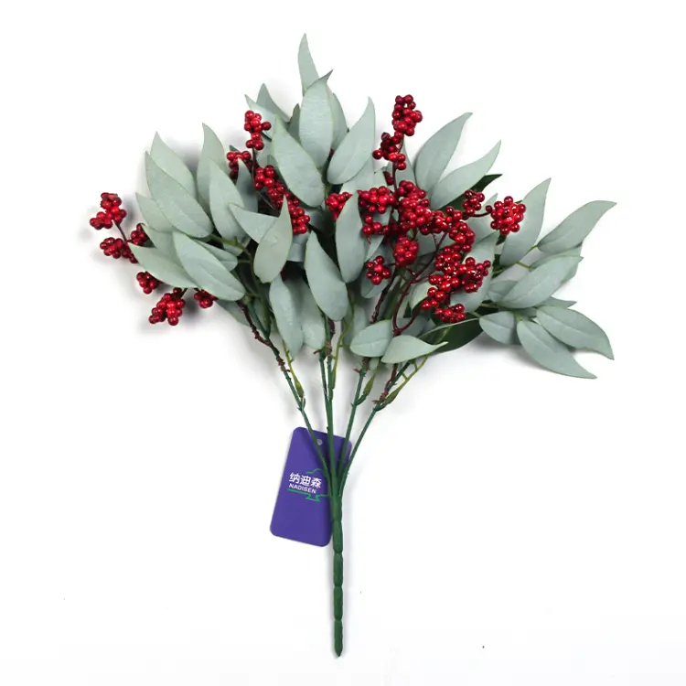 2023 Costway DIY New Design Greenery Beauty Christmas Spray Picks for Winter Holiday Garland Floral Arrangement