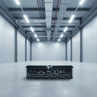 Presentamos el GZM LN1006 BOXPC, Computadora Industrial Resistente sin Ventilador, Intel Celeron Quad Core, DDR4, SSD+HDD, Windows 10/11/Linux
