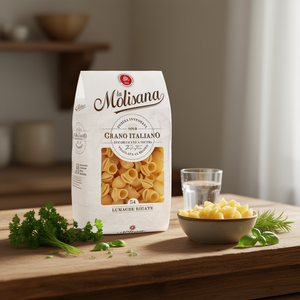 Molisana Lumache Rigate Pasta No. 054 Snails Durum <b>Wheat</b> Unrefined Dried 500g <b>Bag</b> LA MOLISANA SPA - Product Image 3