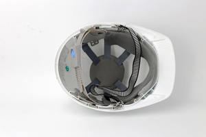 خوذة السلامة 2024 من مادة ABS بهيكل مستقر وقوية معتمدة من الاتحاد الأوروبي وحاصلة على علامة الجودة CE وEN 397 قبعة صلبة للحماية في أماكن البناء مع شعار مخصص - Product Image 5