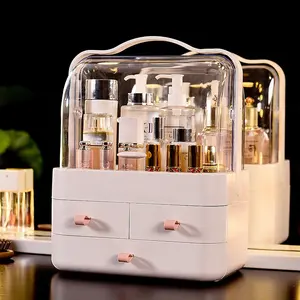 Kotak Kosmetik Penyimpanan Makeup, Masker Lipstik Plastik Penyimpanan Makeup untuk Organizer Kosmetik