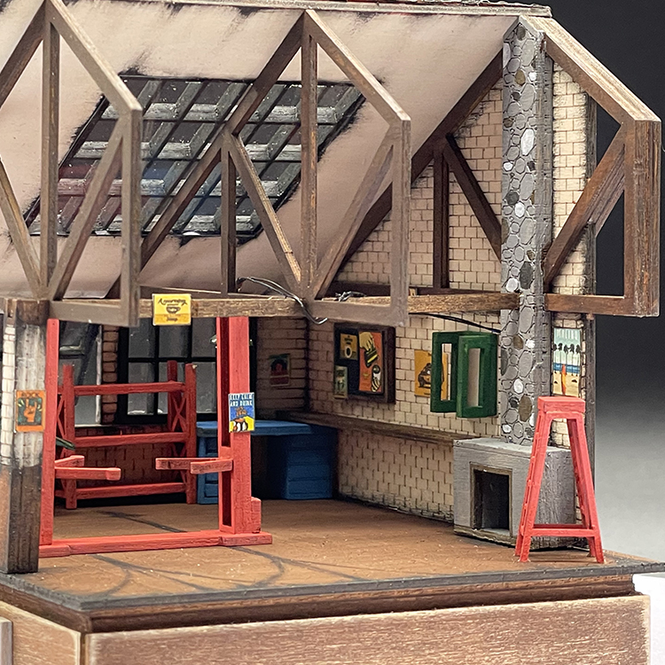 1/64 Customizable Personalized Creative Garage Scene Diorama Hand