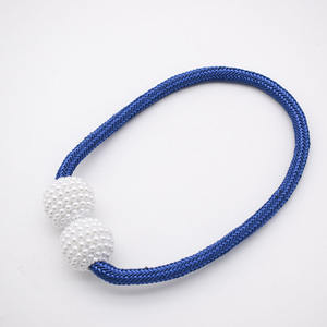 Aggiornamento di 2 pacchi tendaggi magnetici per tende tendaggi per tende comodo telo decorativo per tende rotonde - Product Image 3