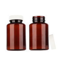 150ml de produits médicaux emballage vide de pilule de poudre de capsule de bouteille de pot en plastique avec le bouchon à vis pour l'usage industriel de vitamine