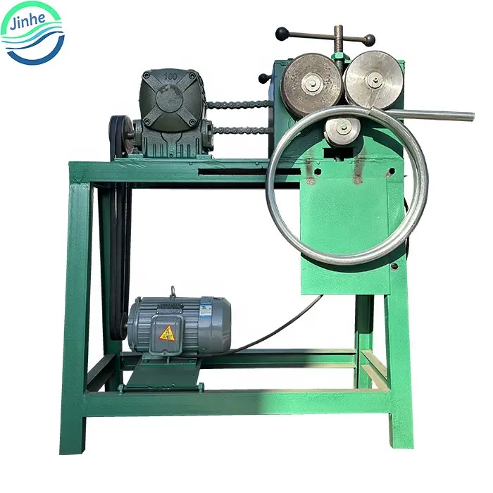 Automatic iron square pipe tubing bender electric stainless steel round pipe and tube rolling bending machine