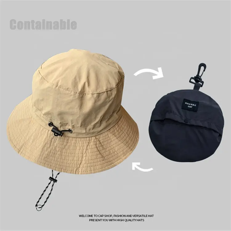 Summer Sun New Fashion Quick-drying Breathable Portable Hat Carrying Hiking Camp Hats For Men Women