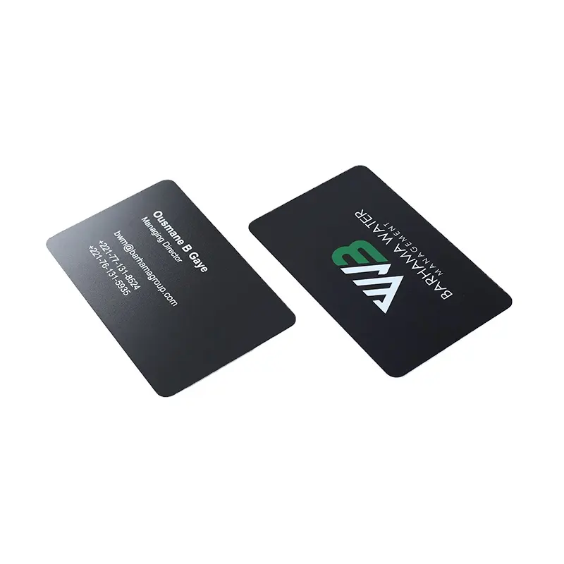 Engraved Metal Business Card Customized Cheap Credit Card Size VIP Member Laser Engraving Metal Business Card