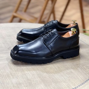 Nouvelles Chaussures Derby Formelles pour Hommes 2025 à Bout Carré et Patchwork, en Cuir VALENTINA, Style Britannique, Légères, Antidérapantes et Respirantes - Product Image 3