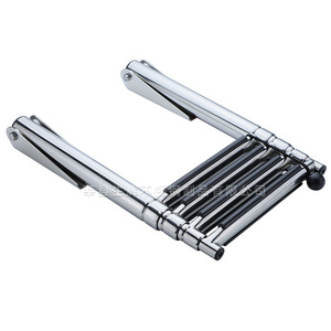 Shining Stainless Steel Retractable Boat Ladder 3 Step For <b>Yacht</b> Marine Hardware Deck Access - Product Image 3