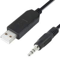 Cable Personalizado FT232RL+ZT213 Chipset USB 2.0 AM a 6 Pines con Cubierta de PVC, Convertidor USB a TTL para Micrófono, Monitor y Altavoz