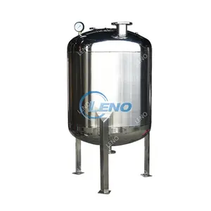 Sanitary stainless steel water distillation chemical fuel storage tank
