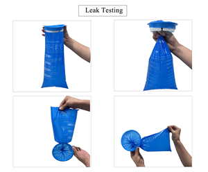 Venta al por mayor de bolsas de plástico azul para vómitos de 1000ml, bolsas desechables para vómitos y náuseas para viajes en coche - Product Image 5