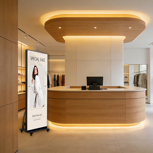 Écran LED mural vidéo P1.538 P186 P2 P2.5 argenté, étanche IP65, 500 cd, pour affichage publicitaire intérieur, signalisation numérique pour ascenseurs, garantie 1 an - Product Image 1