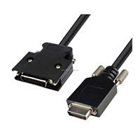 Cable de Cámara Industrial PoCL de Visión Artificial de Alta Flexibilidad y Blindaje de 26 Pines, SDR26 a MDR26, PVC/PUR, Cobre, 1m, Cables CameraLink