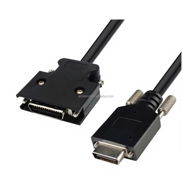 26Pin High Flex Shielded Machine Vision PoCL Industrial Camera Cable SDR26 to MDR26 PVC /PUR Copper 1m CameraLink Cables