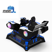 Simulateur de course de type cockpit pour centres commerciaux intérieurs, VR 9D, voiture de course monoplace, construction en métal et plastique, compatible 110V/220V
