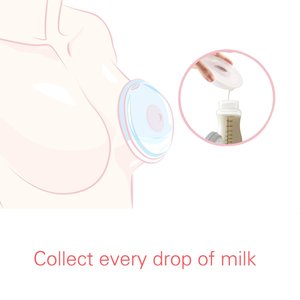 Coquilles de collecte de lait maternel en silicone pour l'<span class=keywords><strong>allaitement</strong></span>, sans BPA, douces, pour les mères allaitantes, lot de 2 - Product Image 3
