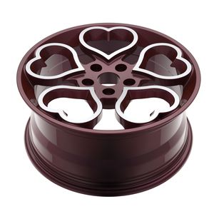 Design accattivante love cuori forma ruota mozzo 18 19 20 pollici lusso personalizzato cerchi per autovetture in lega forgiata per bentley - Product Image 1