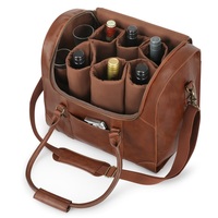 Sac fourre-tout pour sac de pique-nique Portable 6 bouteilles isolé marque refroidisseur de vin sac de glace refroidisseur de verre sac de refroidissement