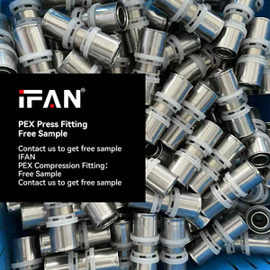 IFAN Vente en gros Raccords à sertir en laiton pour tuyaux multicouches PEX AL PEX : Coude, Té, Manchon - Product Image 4