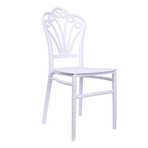 Chaises empilables en plastique pour appartements, vente en gros, décoratives, pour banquets, fêtes, événements, mariages, avec coussin - Product Image 4