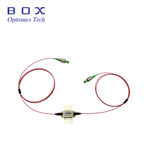 Amplificateur optique semi-conducteur SOA 1550 nm, gain 30 dB, puissance 20 dBm, fibre SM, connecteur FC APC pour MOPA et réseaux optiques - Product Image 2