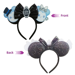 बच्चों के लिए हेलोलीन भूत और बैट मिकी माउस कान हेयरबैंड बच्चों के लिए सेइन धनुष हेडवियर - Product Image 3