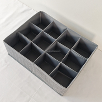 Boîte de rangement pliable à tiroirs de conception moderne réglable, tissu de haute qualité, rectangulaire, pour sous-vêtements, vêtements, boîte de rangement pliable