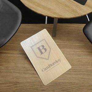 Tarjetas de Visita de Madera Ecológicas con Logotipo Personalizado, Impresas con RFID NFC, Grabadas con Láser, con Garantía VIP para Compras - Product Image 2