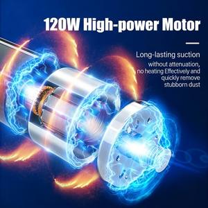 Aspirateur de voiture portable électrique à main en plastique ABS noir, autonomie de 30 à 45 minutes, pour la maison, l'extérieur et le <span class=keywords><strong>garage</strong></span> - Product Image 6
