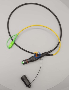 Cable de Prueba con Conector Macho Reforzado OPT a SC/APC, Monomodo Simplex G657A2, <span class=keywords><strong>10</strong></span> Pies (3 Metros), Troncal de 5.0mm para FTTH, FTTA, Estación 5G - Product Image 6