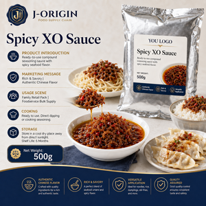 ซอสพริก <span class=keywords><strong>XO</strong></span> พรีเมียม รสเผ็ด สำหรับอาหารทะเลจีน บรรจุถุง 500 กรัม เครื่องปรุงรสสำหรับธุรกิจอาหาร รับผลิตแบรนด์ส่วนตัว (OEM) - Product Image 3