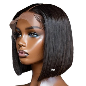 <span class=keywords><strong>Parrucche</strong></span> da <span class=keywords><strong>donna</strong></span> 100% capelli umani veri, modello bob corto liscio 13*4, stili brasiliani e vietnamiti, vendita all'ingrosso direttamente dalla fabbrica - Product Image 3