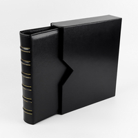 Vente en gros Classeur étanche en cuir PU à 3 anneaux compatible avec les pochettes de coffre-fort pour cartes de collection
