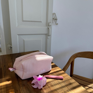 Borse per il Trucco in Cotone Floreale Trapuntate Personalizzate, Resistenti e Delicate, per Conservare Cosmetici e Regali per Ragazze - Product Image 6