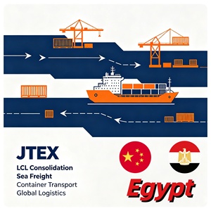 Servicio de Transporte Marítimo LCL Estable de China a Egipto, Agente de Carga, Logística Internacional de Puerto a Puerto - Product Image 1