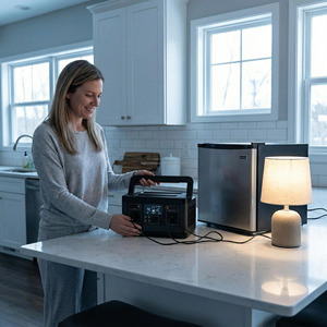 สถานีไฟฟ้าพกพาความจุสูง 500W 520Wh สำหรับการตั้งแคมป์ในอุทยานแห่งชาติสหรัฐฯ ตกปลา เดินทางด้วยรถบ้าน และสำรองไฟฉุกเฉิน - Product Image 1