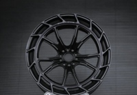 Rines Monobloque Forjados de 19 Pulgadas 9J, 20 Pulgadas 10J, 21 Pulgadas 10.5J, Diseño de Malla Multirradio Cóncava Profunda para Mustang, Camaro, Supra, GTR