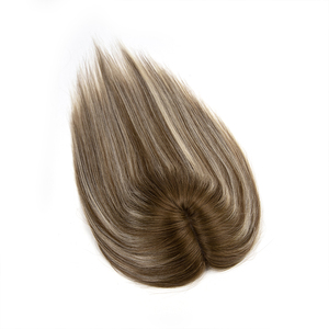 Topper capillaire européen doux et fin 6x7 avec base mono-filament, brillance naturelle, à clipser pour femmes souffrant de perte de cheveux - Product Image 5
