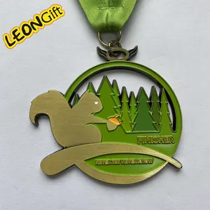 Op Maat Gemaakte Promotionele Sport Voetbal Boksen Marathon Recyclebare Trofeeën Medailles Karate Medailles