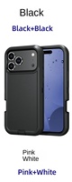 Nouvelle coque de protection antichute de luxe pour iPhone 17 Pro Max et 17 Air ProMax, design robot couleur unie, triple protection