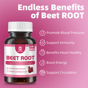 GANOHERB OEM/ODM Private Label Raiz De Beterraba 4 em 1 Complexo 90 Cápsulas Veganas Fórmula De Personalização - Product Image 4
