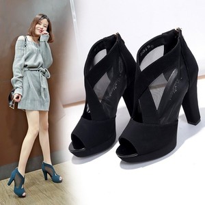 Nouvelles chaussures d'été <span class=keywords><strong>pour</strong></span> femmes sandales pantoufles à talons vente en gros de chaussures à talons hauts <span class=keywords><strong>pour</strong></span> femmes chaussures à talons hauts - Product Image 4