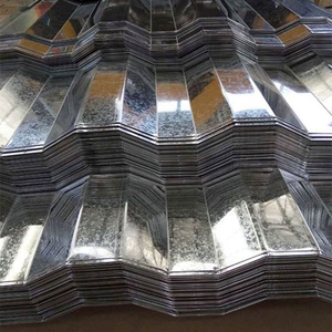 แผ่นสีครีม aluzinc ขนาด42 BMT แผ่นเหล็กชุบสังกะสีลูกฟูกแผ่นมุงหลังคา - Product Image 4