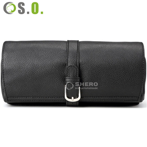 Premium PU Jewellery Organizer Roll With Zipper Pocket Custom Embossed Pattern Factory Direct Supply For Retail Jewelers - Product Image 5