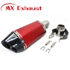 Silenciador para motocicleta, tubo de escape de doble salida - Product Image 2