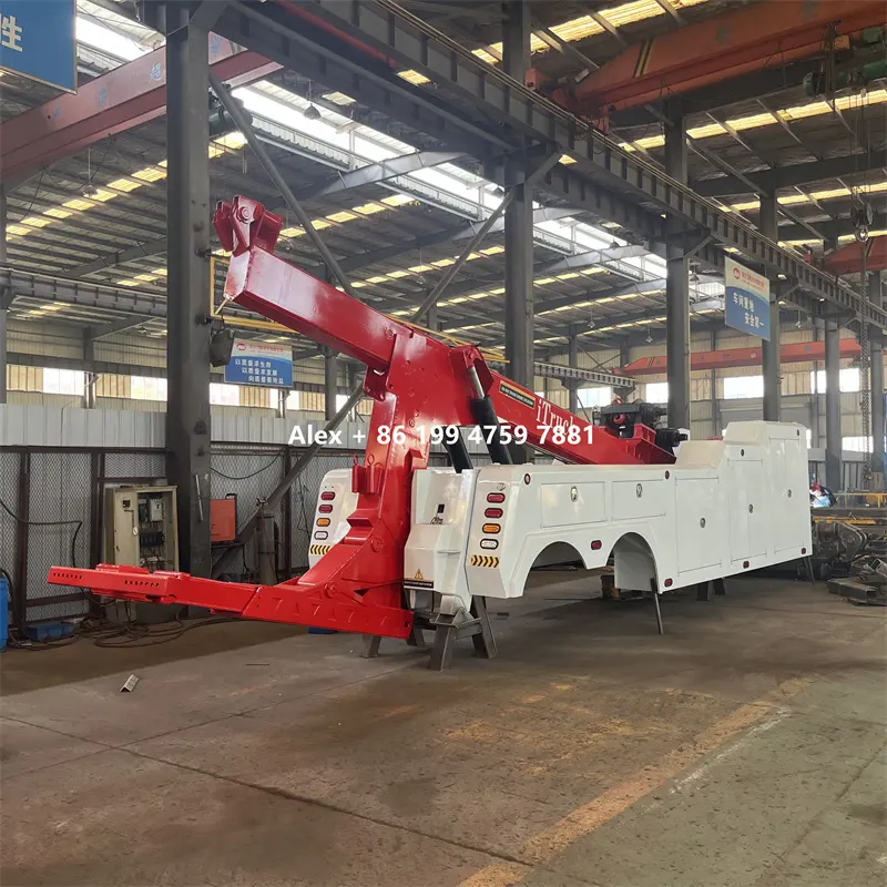 Corps de camion de naufrageur de 20 tonnes résistant pour l'ascenseur de roue de dépanneuse