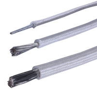 4mm 6mm 10mm 16mm 25mm 35mm 50mm 70mm Silikon-Isoliertes Glasfaserkabel Hitzebeständiger Draht für Öfen