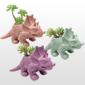 Pots <span class=keywords><strong>de</strong></span> fleurs <span class=keywords><strong>de</strong></span> <span class=keywords><strong>dinosaure</strong></span> Pots <span class=keywords><strong>de</strong></span> fleurs d'animaux en céramique <span class=keywords><strong>Pot</strong></span> <span class=keywords><strong>de</strong></span> plantes succulentes - Product Image 4